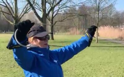 Zelfs in de kou trainen we door!